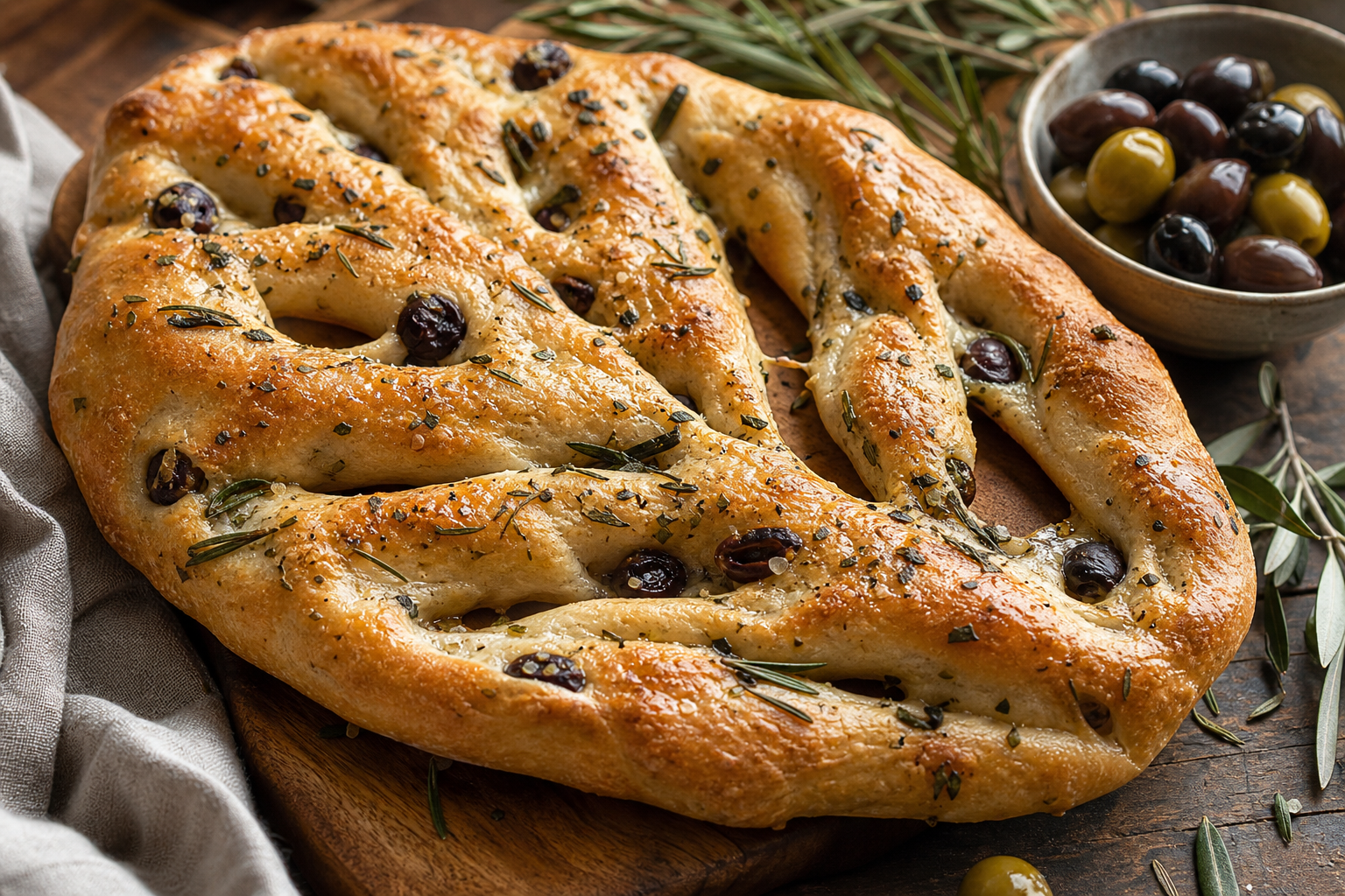 Fougasse aux Olives