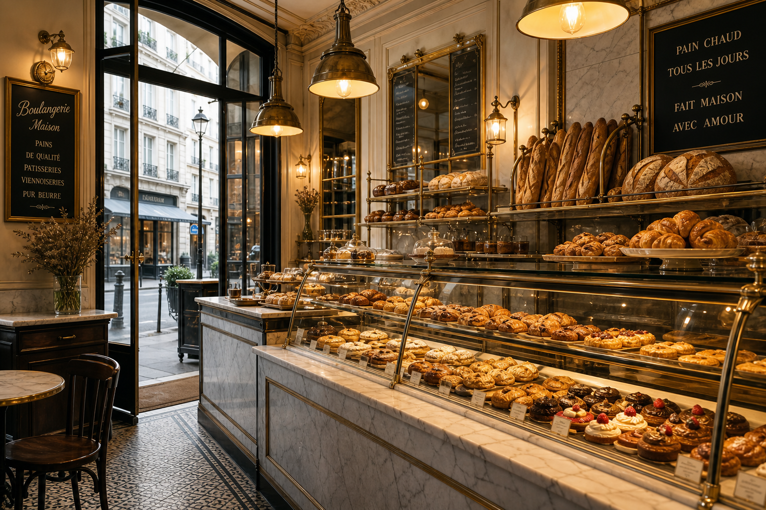 Intérieur de la boulangerie Maison Épi d'Or